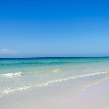 A beautiful pristine beach located in siesta key