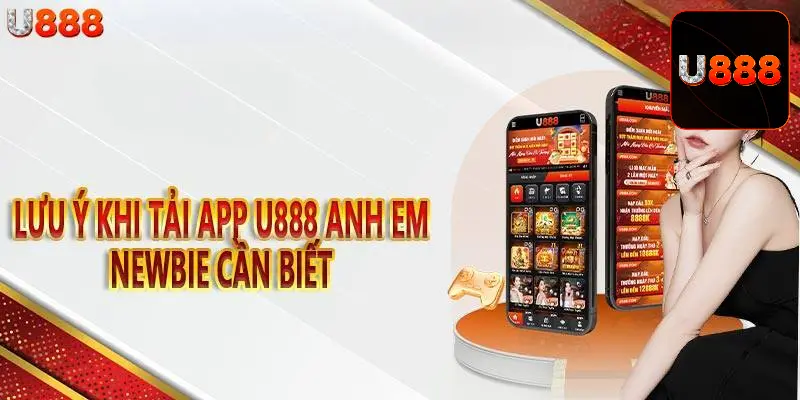Người chơi lưu ý các thao tác tải ứng dụng U888